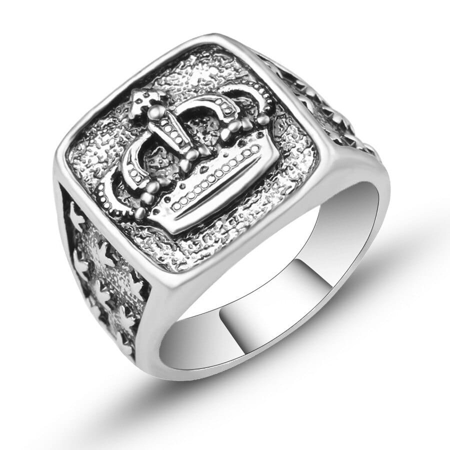 Men's Vintage Crown Shaped Ring