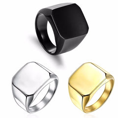 Men's Square Width Ring