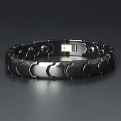 Men's Laconic Design Ceramic Magnetic Bracelet