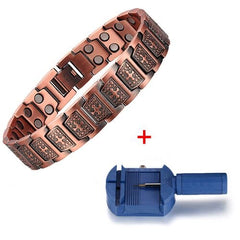 Men's Vintage Style Cross Magnetic Bracelet
