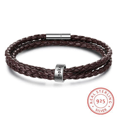 Men's PU Leather Personalized Bracelet