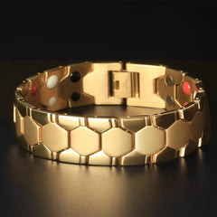 Men's Honeycomb Magnetic Bracelet