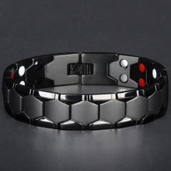 Men's Honeycomb Magnetic Bracelet