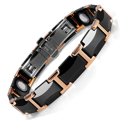 Men's Ceramic and Tungsten Steel Magnetic Bracelet