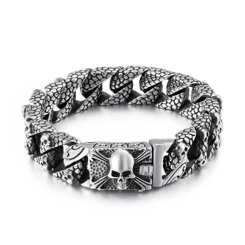Cuban Stainless Steel Bracelet for Men