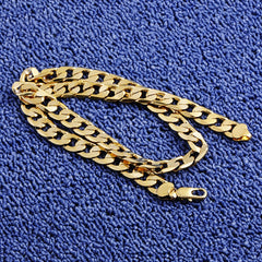 Men's Gold Twisted Chain Necklace