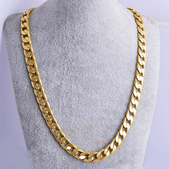Men's Gold Twisted Chain Necklace