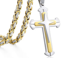 Men's Cross Pendant Necklace