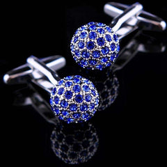 Men's Crystal Ball Cufflinks