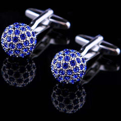 Men's Crystal Ball Cufflinks