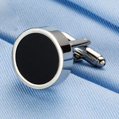 Men's Round Cuff Links