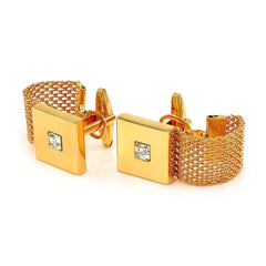 Luxury Cufflinks with Rhinestone for Men