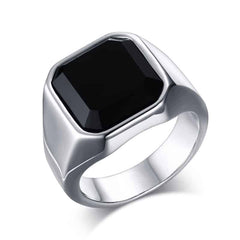 Fashion Men's Stainless Steel Signet Rings