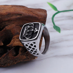 Men's Stylish Retro Stainless Steel Ring