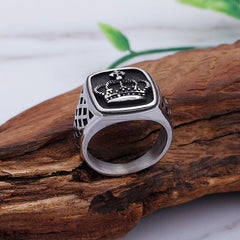 Men's Stylish Retro Stainless Steel Ring