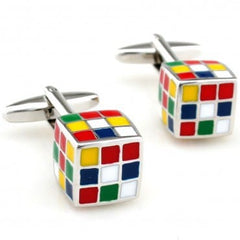 Men's Stylish Enamel Cufflinks