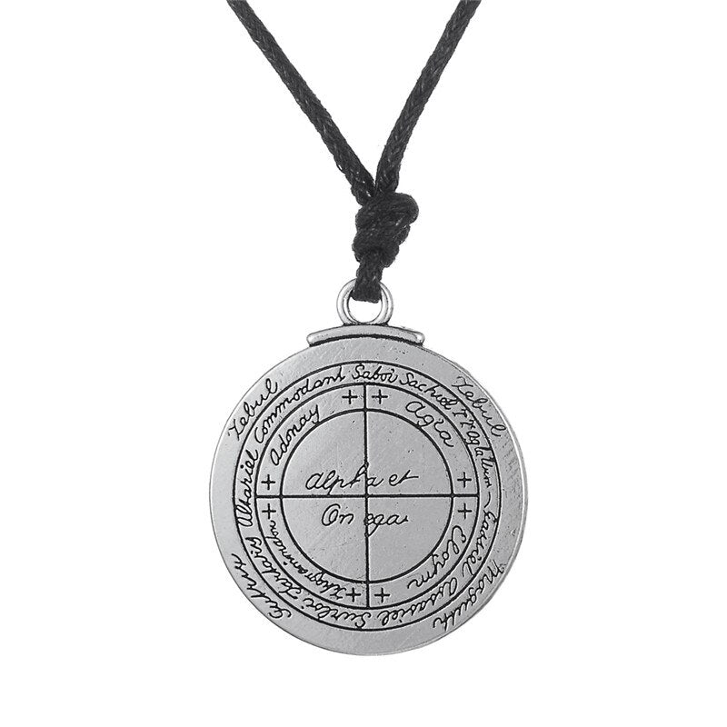 Double-Sided Key of Solomon Talisman Necklace