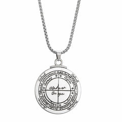 Double-Sided Key of Solomon Talisman Necklace