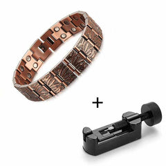 Men's Vintage Copper Magnetic Bracelet