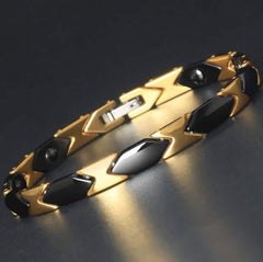 Ceramic and Stainless Steel Rhombus Bracelet