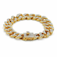 Men's Fashion Iced Out Cubic Zirconia Bracelets