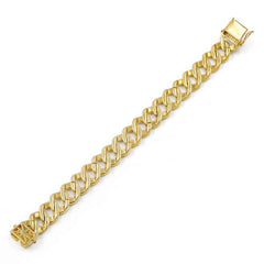 Men's Fashion Iced Out Cubic Zirconia Bracelets