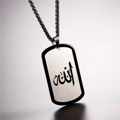 Men's Islam Stainless Steel Pendant Necklace
