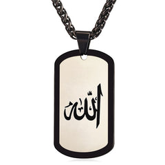 Men's Islam Stainless Steel Pendant Necklace