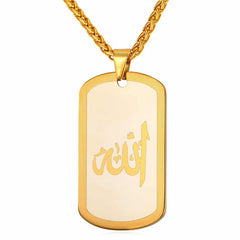 Men's Islam Stainless Steel Pendant Necklace