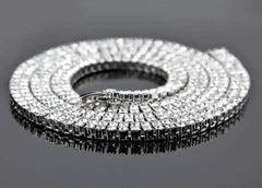 Men's Iced Out Two Rows Rhinestone Chains