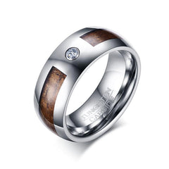 Cubic Zirconia Band Rings for Men