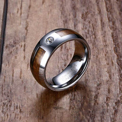 Cubic Zirconia Band Rings for Men