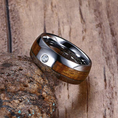 Cubic Zirconia Band Rings for Men