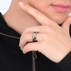 Cubic Zirconia Band Rings for Men