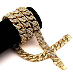 Men's Fashion Iced Out Link Chains