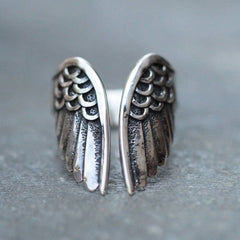 Angel Wings Shaped Open Ring