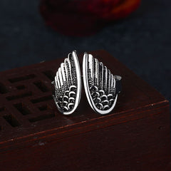 Angel Wings Shaped Open Ring