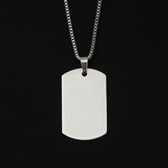Islamic Quran Printed Stainless Steel Pendant Necklace