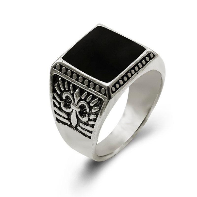 Black Stone Ring