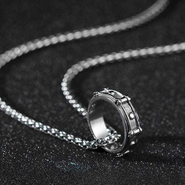 Men's Musician Drummer's Pendant Necklace