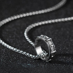 Men's Musician Drummer's Pendant Necklace