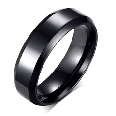 Elegant Classic Stainless Steel Wedding Ring