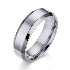 Elegant Classic Stainless Steel Wedding Ring