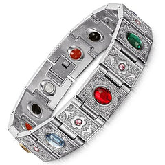 Men's Solid Stainless Steel Magnetic Bracelet