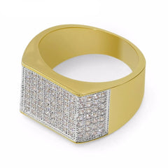 Hip Hop Iced Out Cubic Zirconia Rings