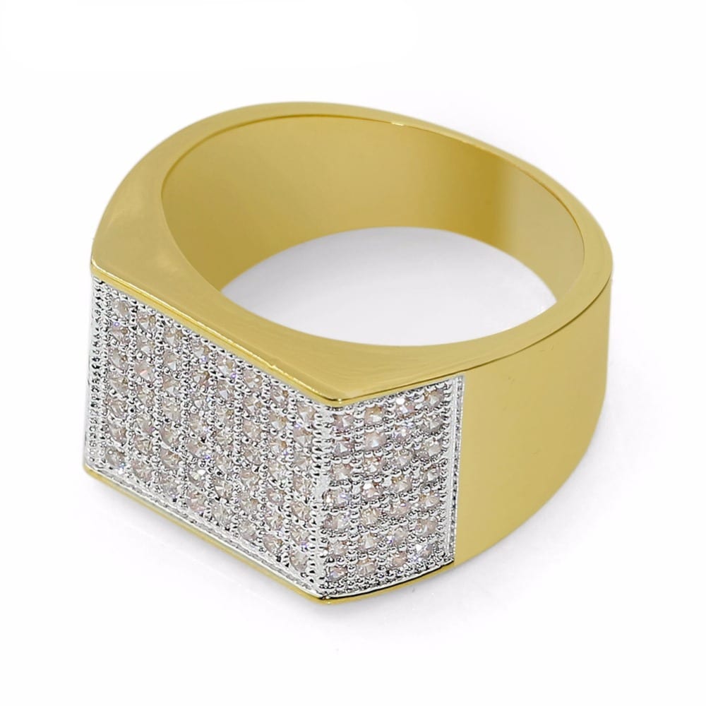 Hip Hop Iced Out Cubic Zirconia Rings