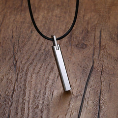 Stylish Minimalistic Geometric Metal Men's Necklace