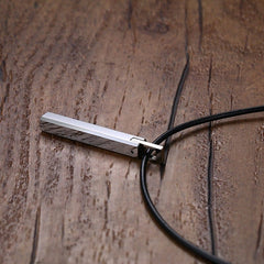 Stylish Minimalistic Geometric Metal Men's Necklace