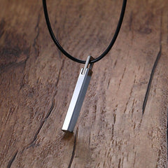 Stylish Minimalistic Geometric Metal Men's Necklace