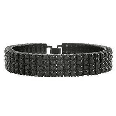Men's Iced Out Four Rows Rhinestone Bracelets